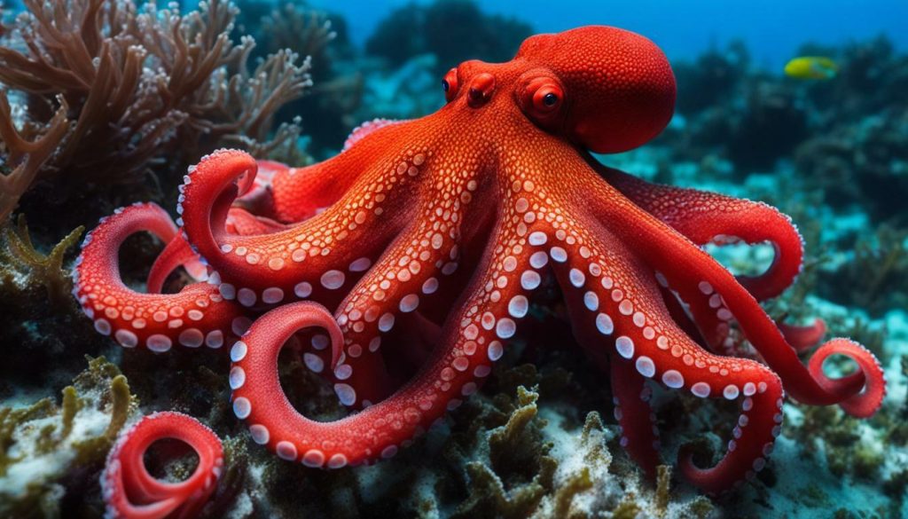 Coral Red and Sky Blue
