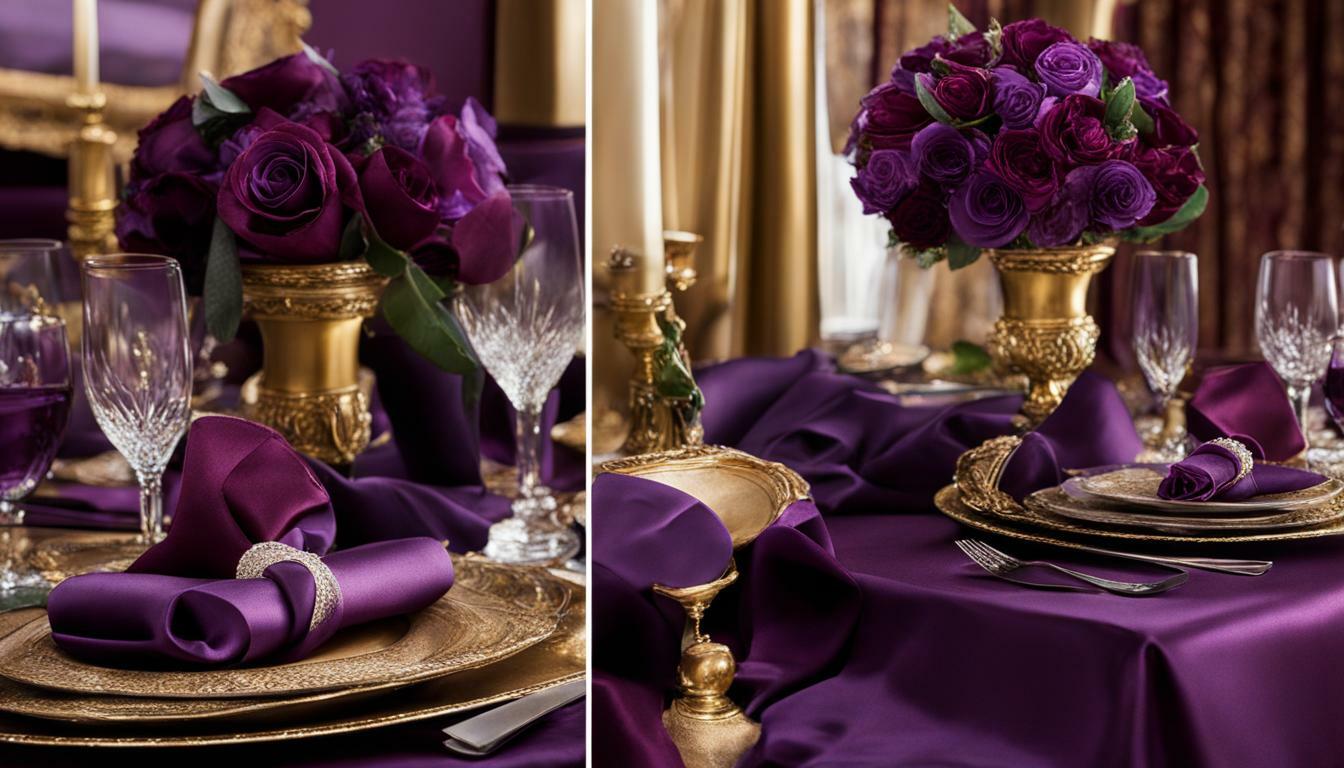 what colors go with purple
