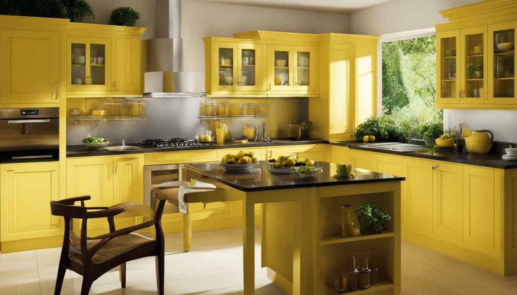 yellow kitchen cabinets yellow kitchen cabinets