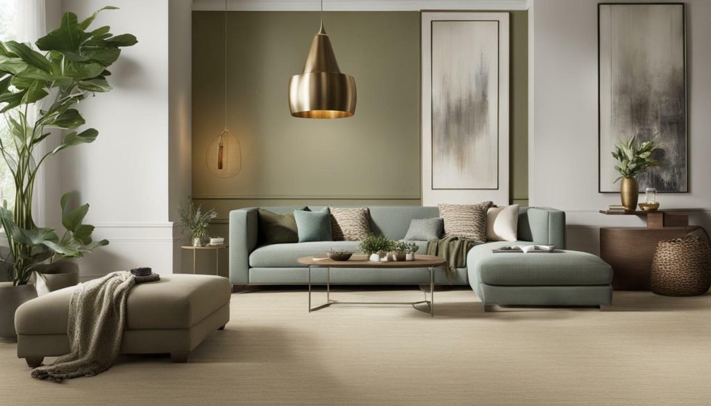 balance of warm and cool colors
