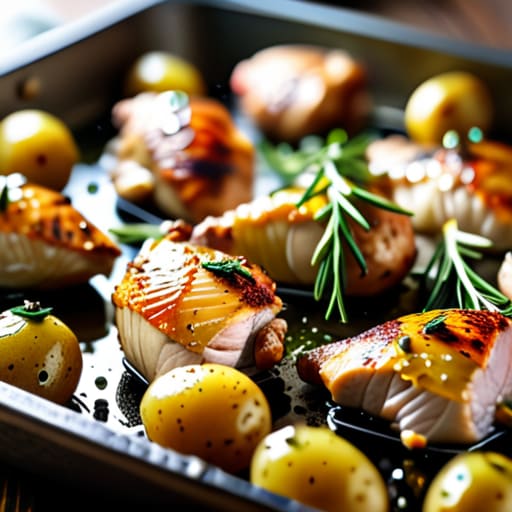 One-Pan Lemon Herb Roasted Chicken recipe.
