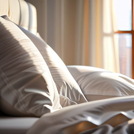 Savoring the Sensation of High Thread Count Sheets.