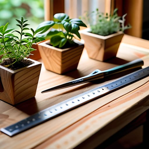 DIY Handcrafted Herb Planters for kitchen gardens.