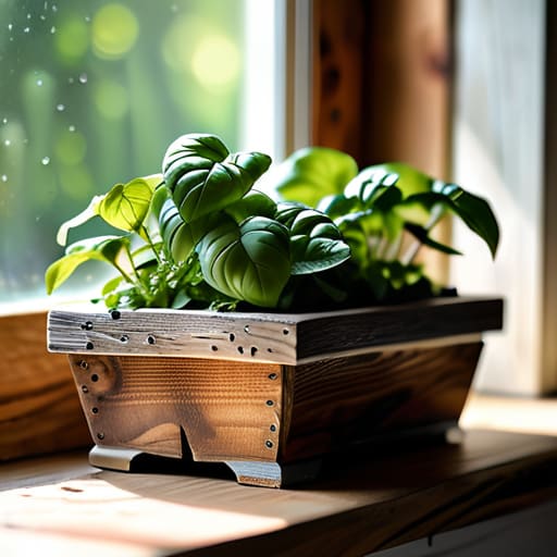 Rustic Wooden Planter Builds for a Soulful Kitchen Garden