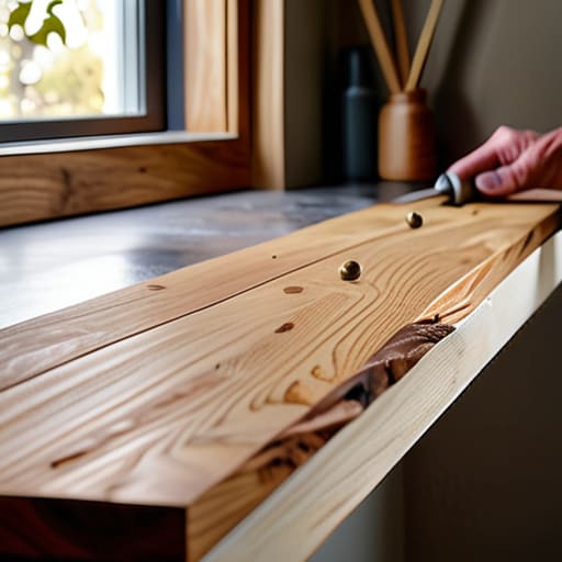 From Blueprint to Banquet: kitchen shelf installation.