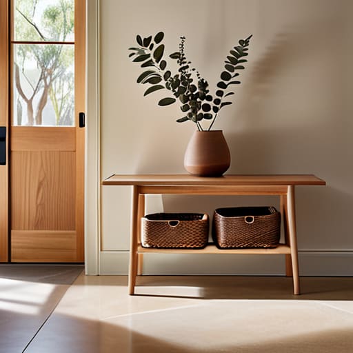 Serving Up a Seamless Transition entryway organization.