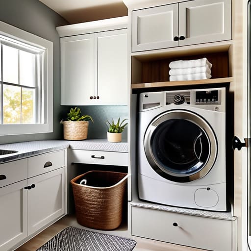 Laundry room organization ideas for small spaces.
