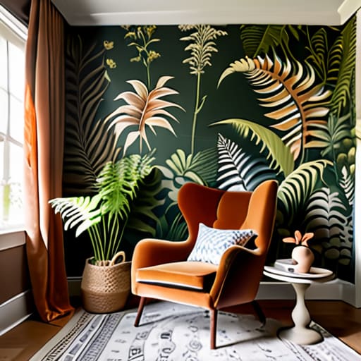 Flavorful Walls Using Removable Wallpaper for Apartments
