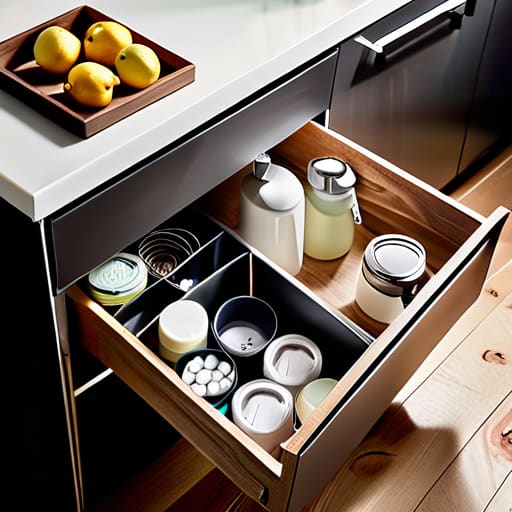 Maximizing small cabinet space for your kitchen essentials.