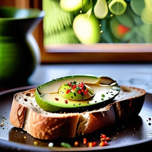 Avocado toast on Gourmet Toasted Sourdough.