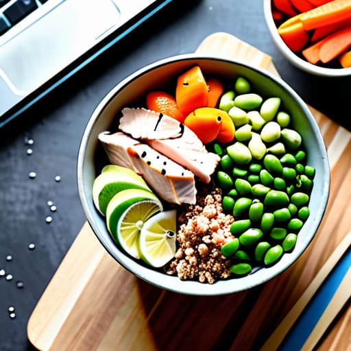 Healthy quick lunch ideas for work.