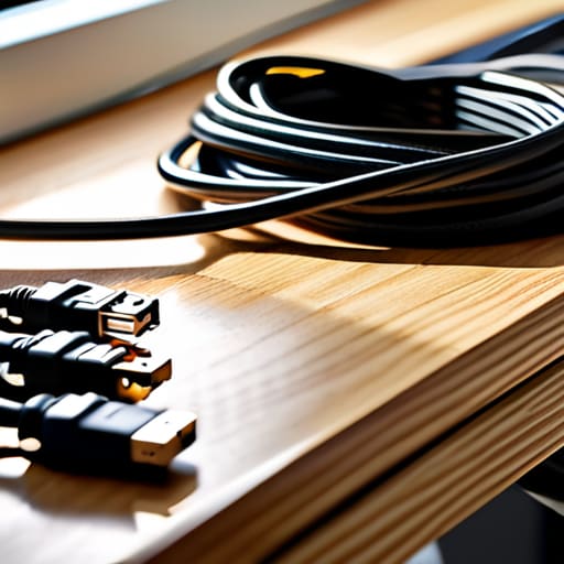 Effective cable management DIY for cords.