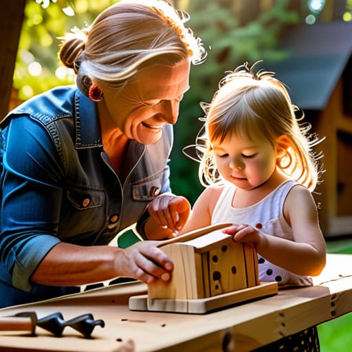 How to build a birdhouse with kids.