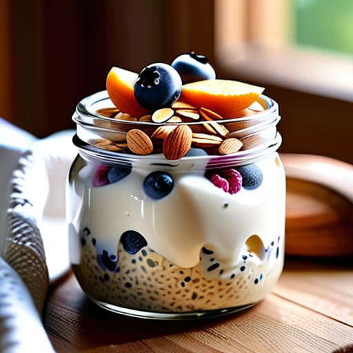 Overnight Oats with a Protein Punch bowl.