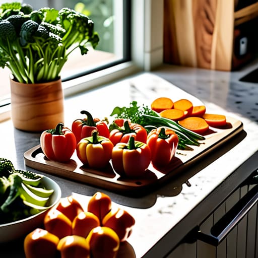 Meal prepping for Bringing It All Home.