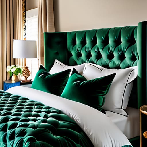 DIY The Velvet Tufted Luxe headboard.